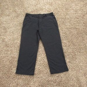 Under Armour Pants Men's 40x30 Golf Black Straight Leg Stretch